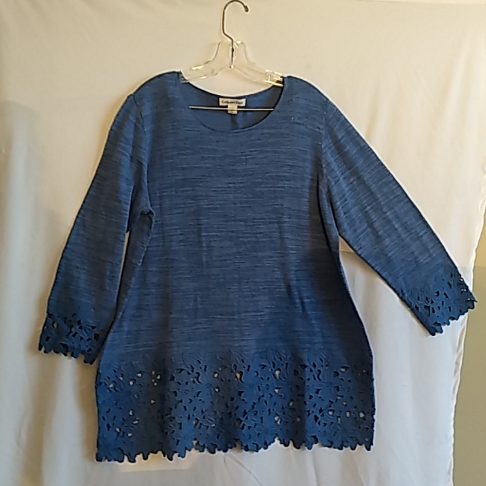 Coldwater Creek  Soft Knit with Embroidery